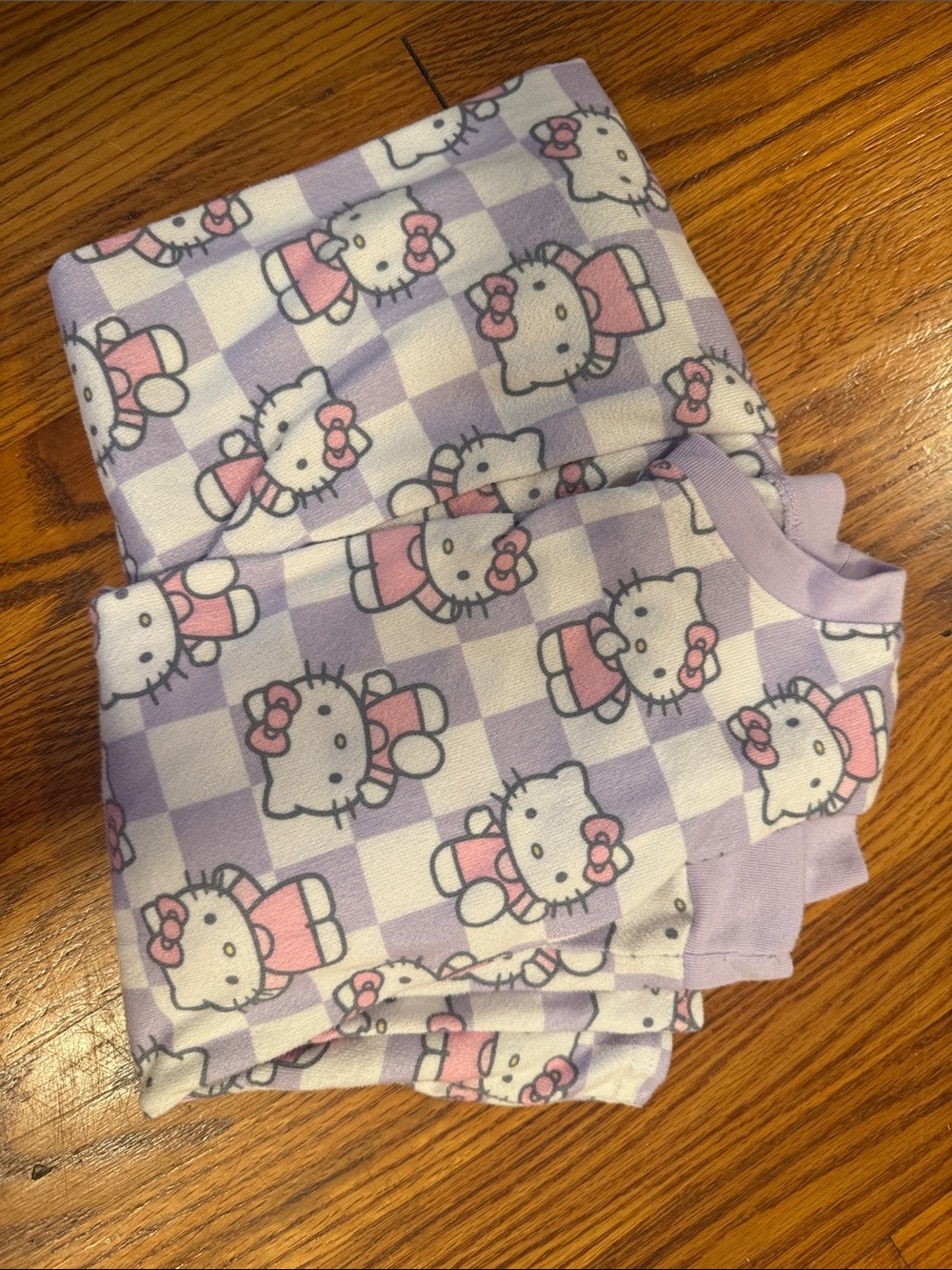 Hello Kitty Lavender and Pink Pajama Set for Kids